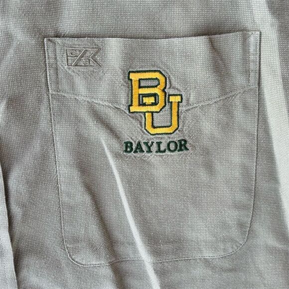 Cutter & Buck Men's XL Tan Long Sleeve Baylor University Shirt - Picture 5 of 5